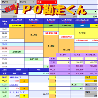 IPO勘定くん